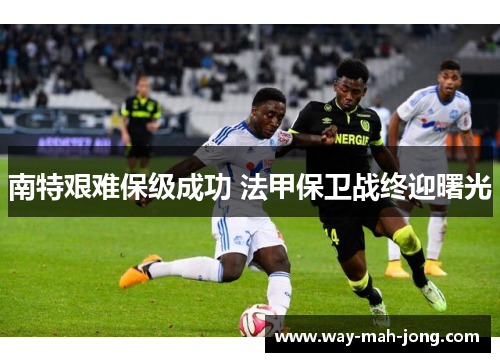 南特艰难保级成功 法甲保卫战终迎曙光